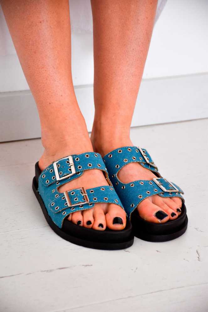 TALIANE Flat Jeans Sandals  - 1