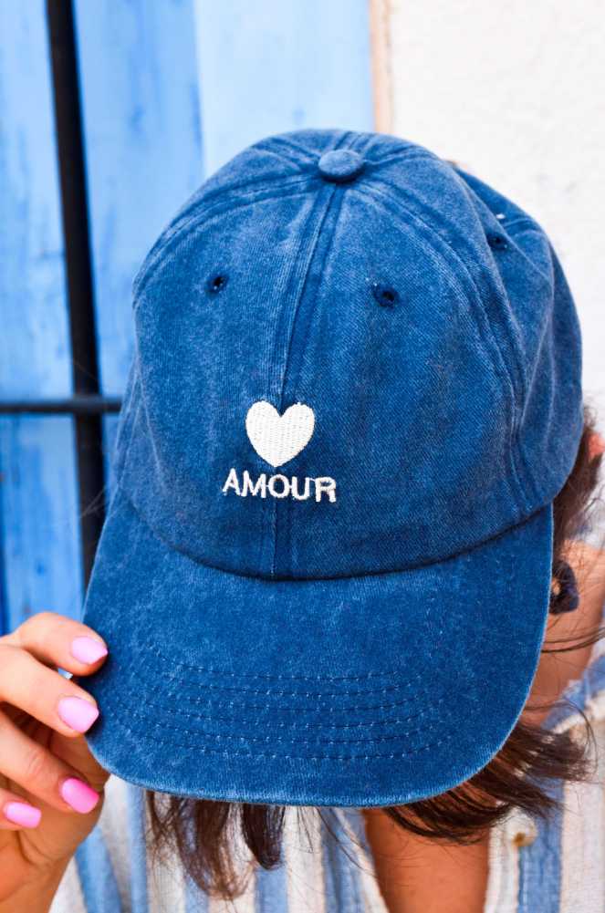 Gorra LISE Corazón Azul Marino Noho - 1