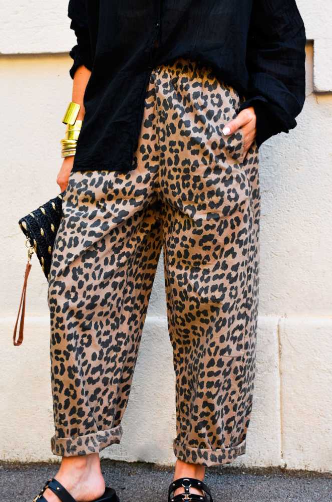 JUDIE Leopard Pants Noho - 1