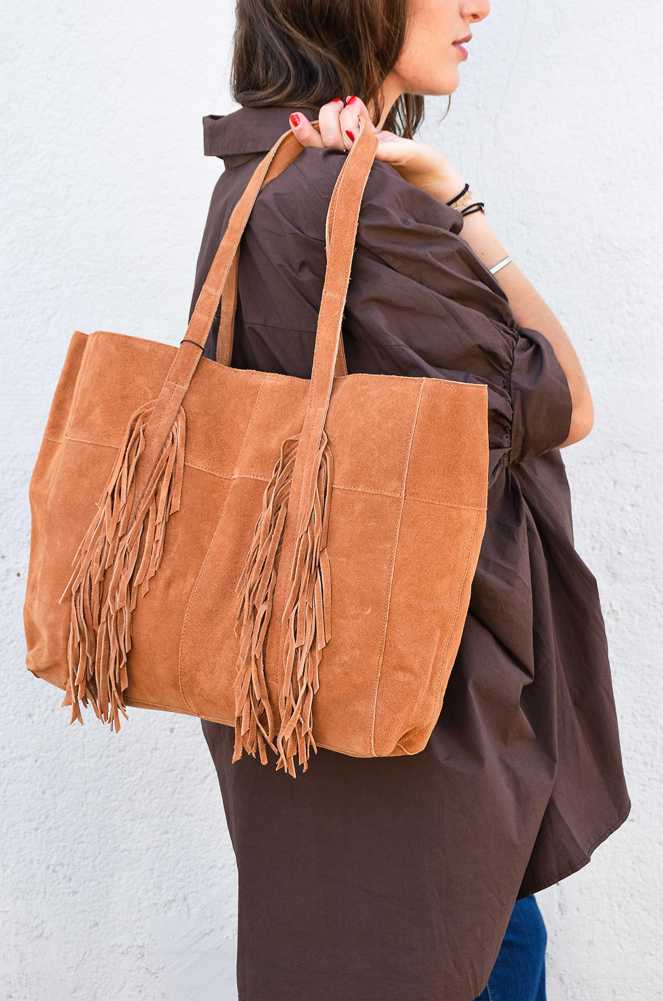 Borsa tote CHLOE color cammello Noho - 1