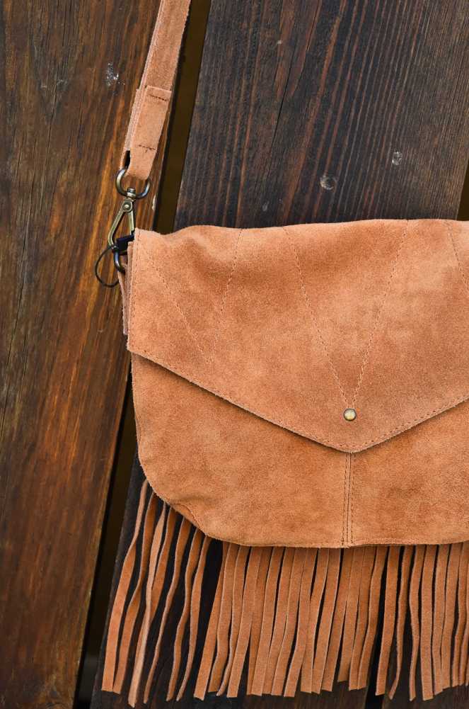 Sac Frange Camel LARA Noho - 1