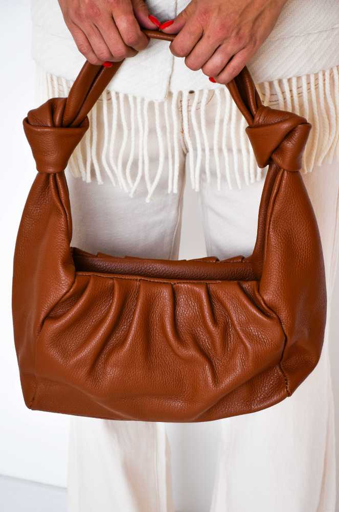 Sac Cuir Camel LUCILLA Noho - 1