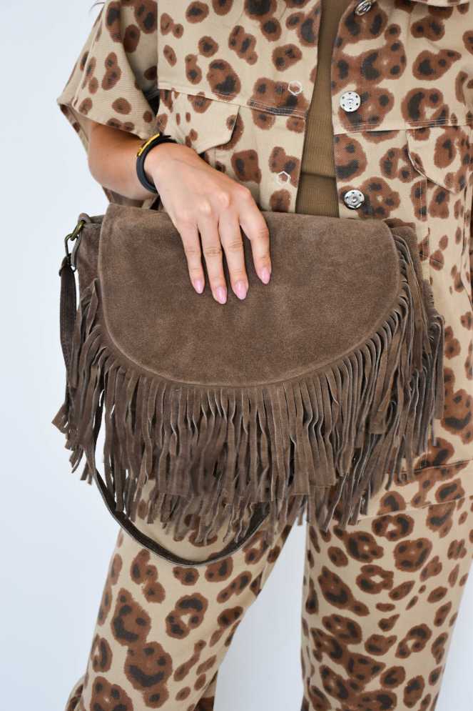 Sac Taupe Franges CAMILLA Noho - 1