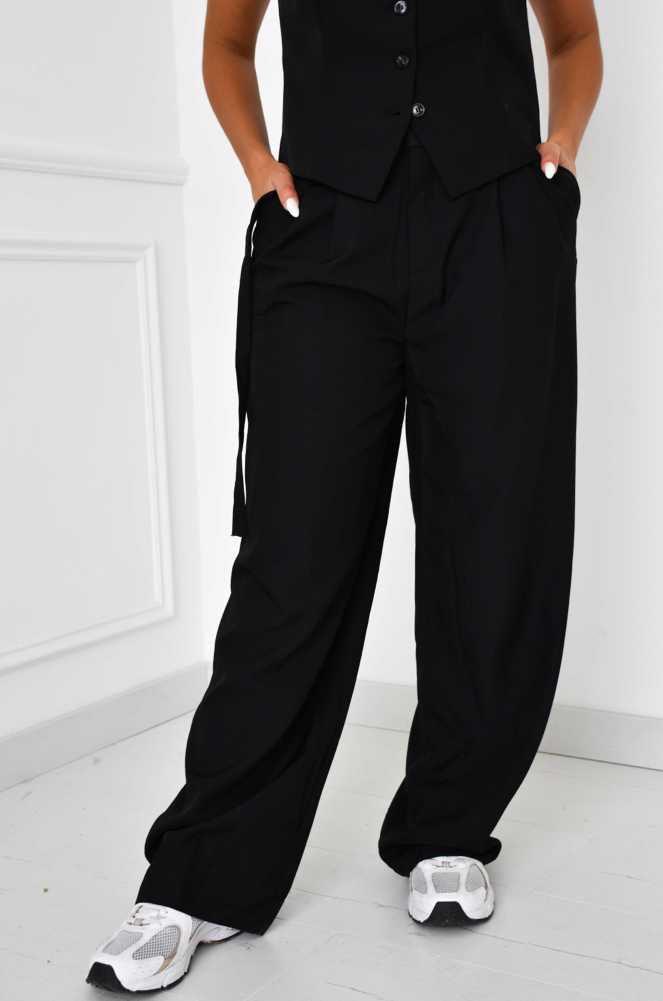 Pantalon Tailleur Noir OLIVIA Noho - 1