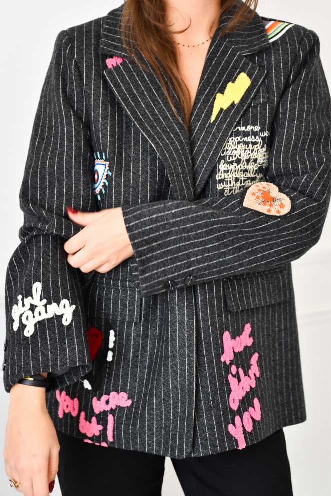 Blazer Patch Antracite FUNKY  - 1