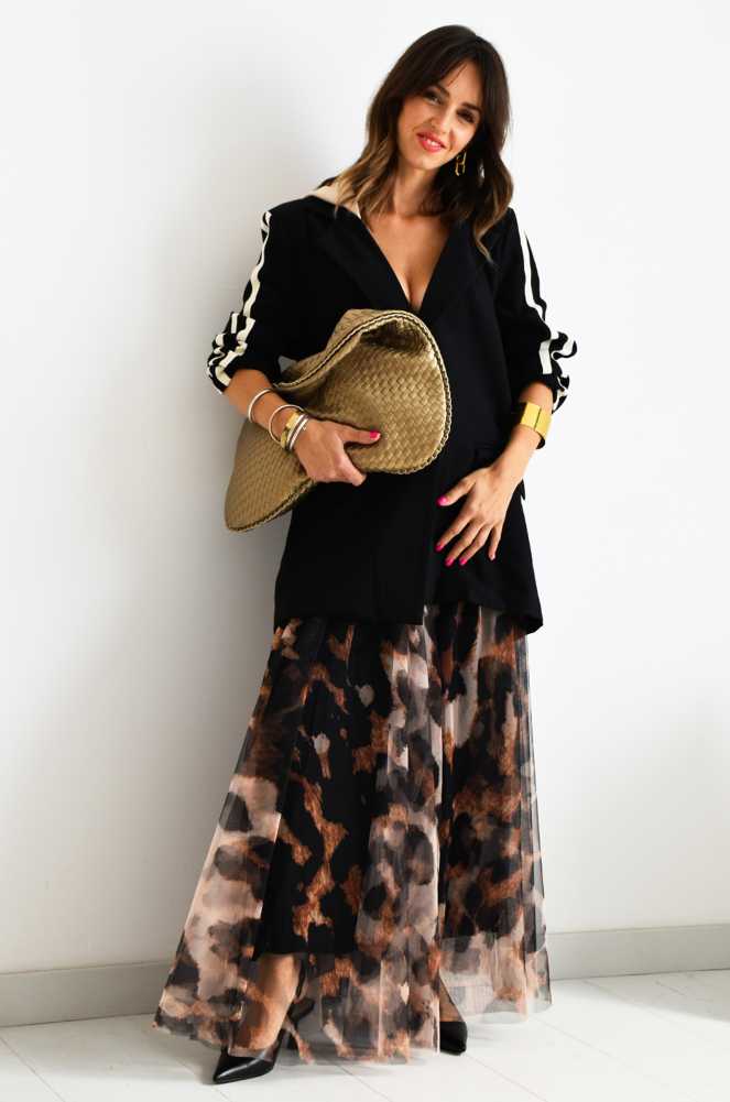 Gonna in Tulle Leopardo GRAZZIA Noho - 1