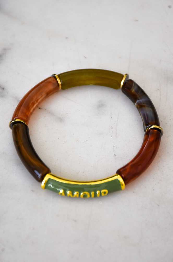 Pulsera Amor Caqui EVA Noho - 1