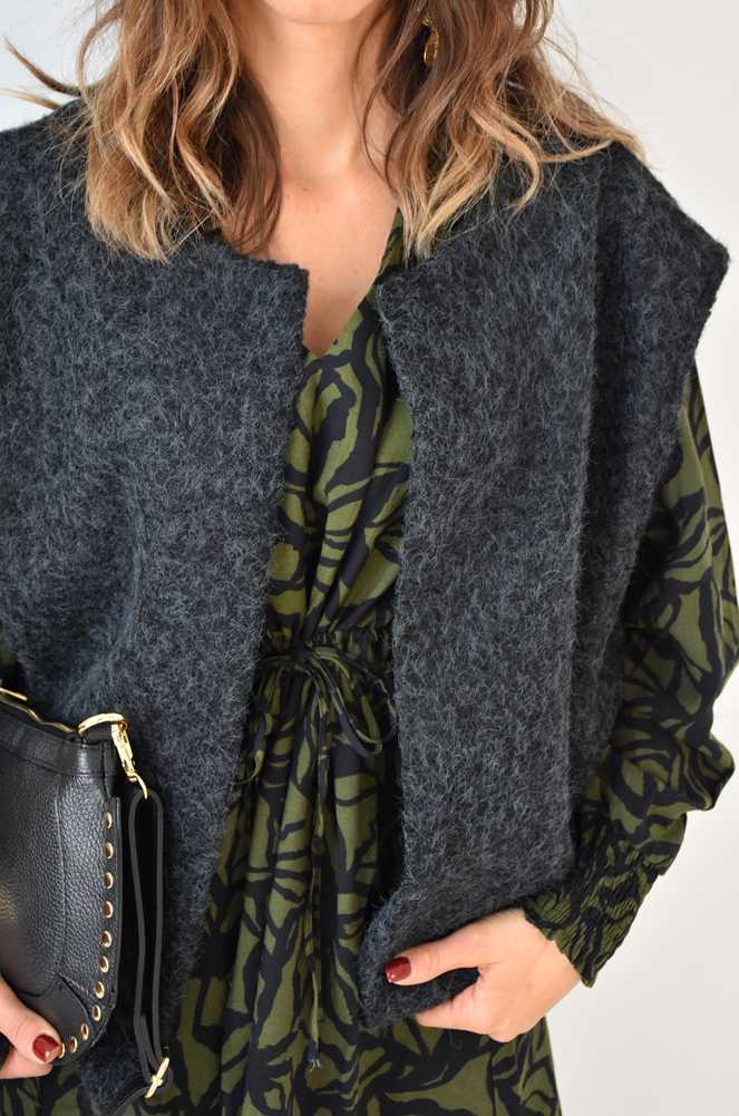 Gilet Maille Noir CAPU Noho - 1