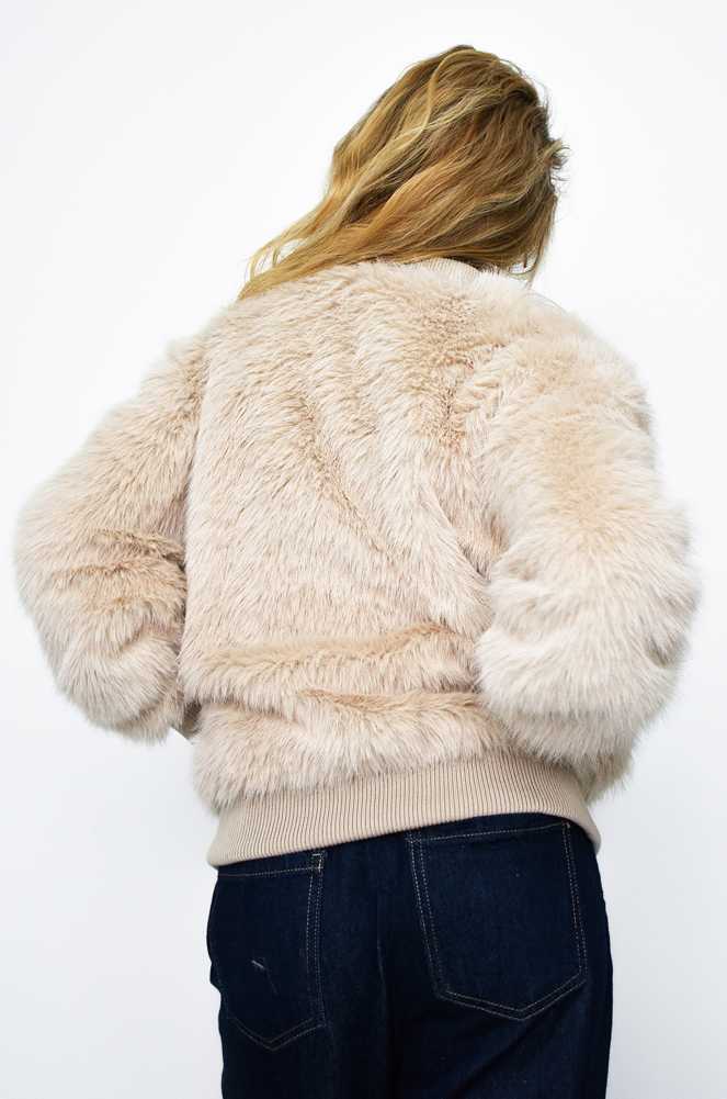 Veste Fourrure Beige EMY Noho - 1