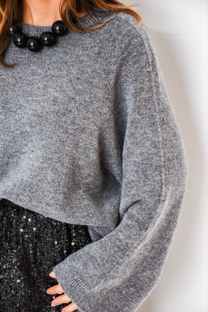 Pull Maille Gris RAYA