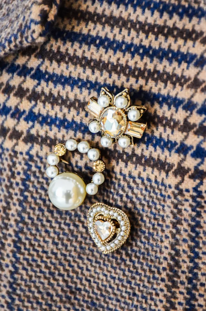 Broche Perle Cœur LOUISE