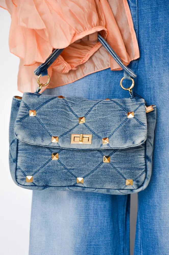 Sac Clous Denim PAULINE