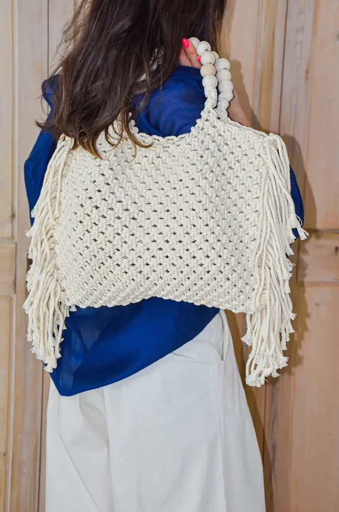 Sac Crochet Ecru EDEN