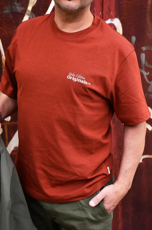 Tee Shirt Imprimé Terracotta ELIOT