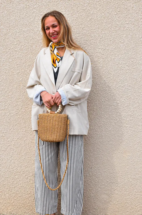 Blazer Lin Beige EMY