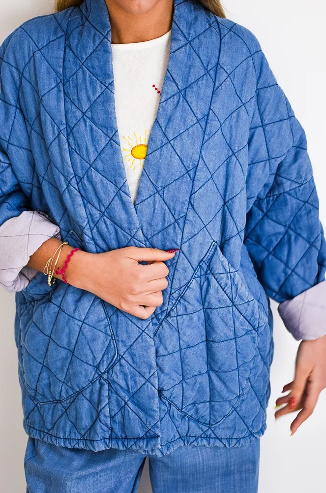Veste Matelassée Denim MELFI